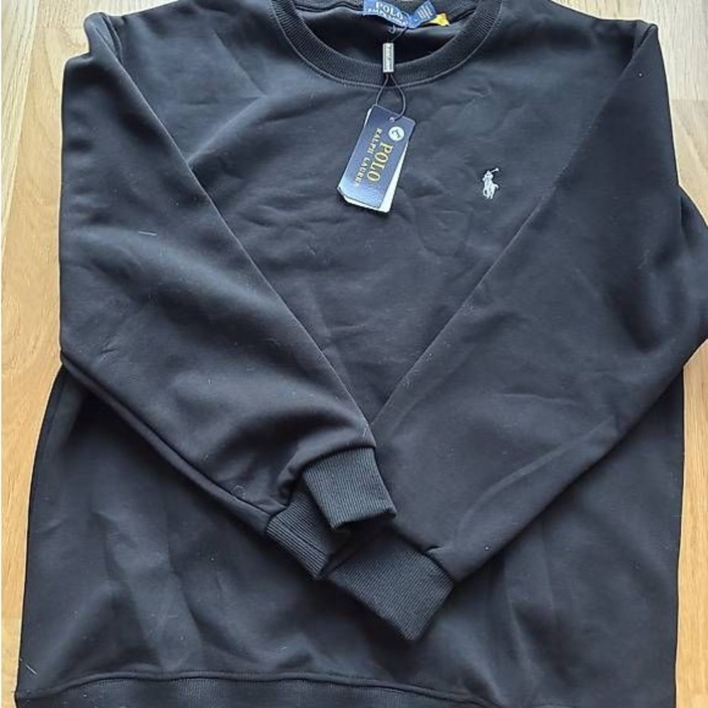 Polo by Ralph Lauren Men's Black Crewneck Sweater